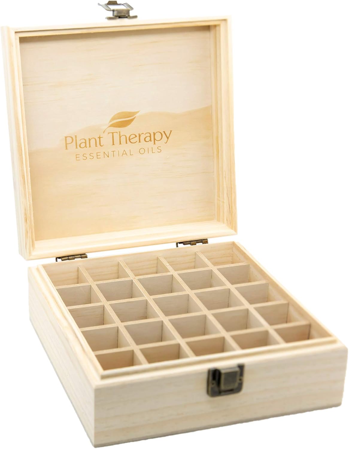 Wooden Essential Oil Storage Box for 25 Bottles