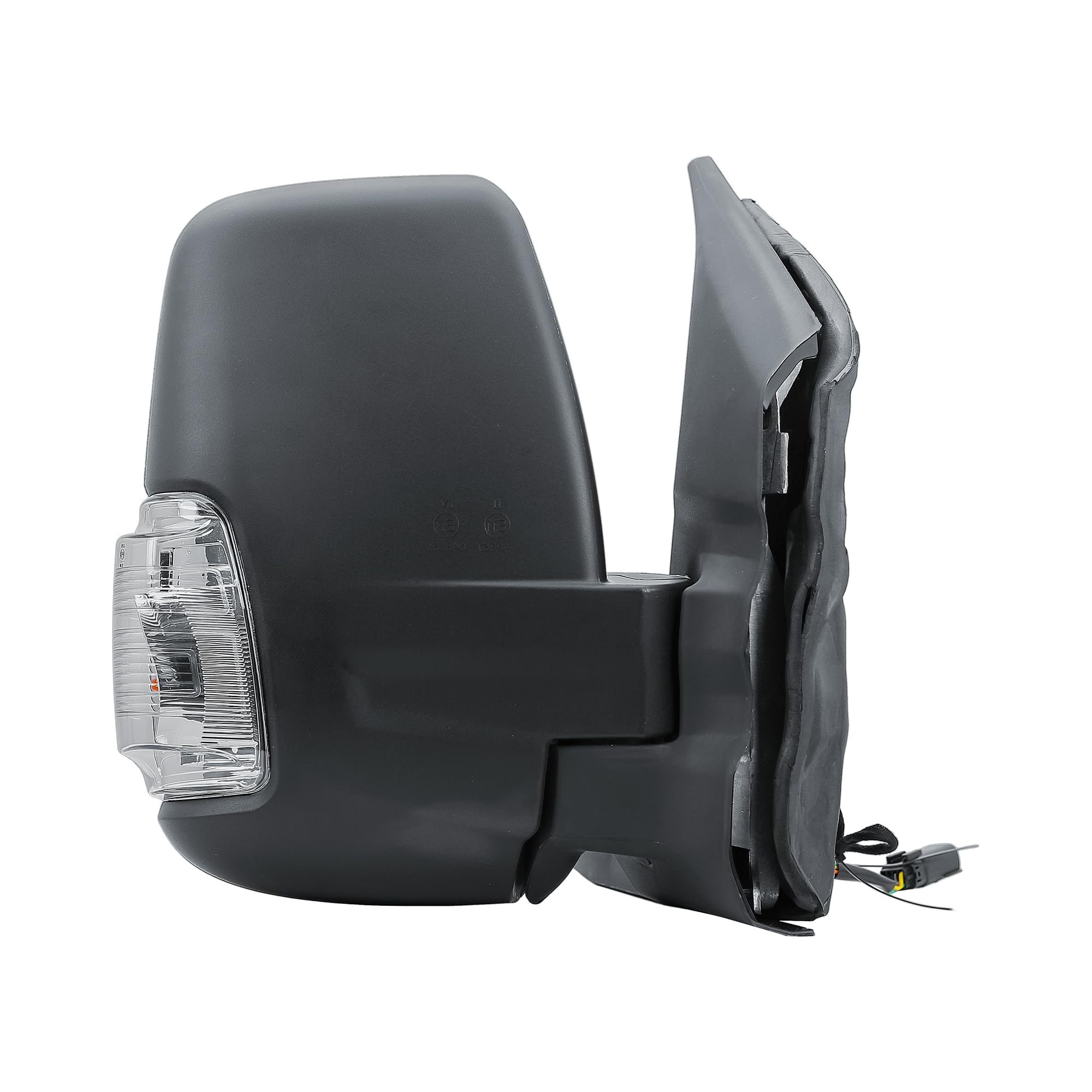 Specchio retrovisore esterno destro manuale non riscaldabile con lampeggiante per Ford Transit V363 2014-2024