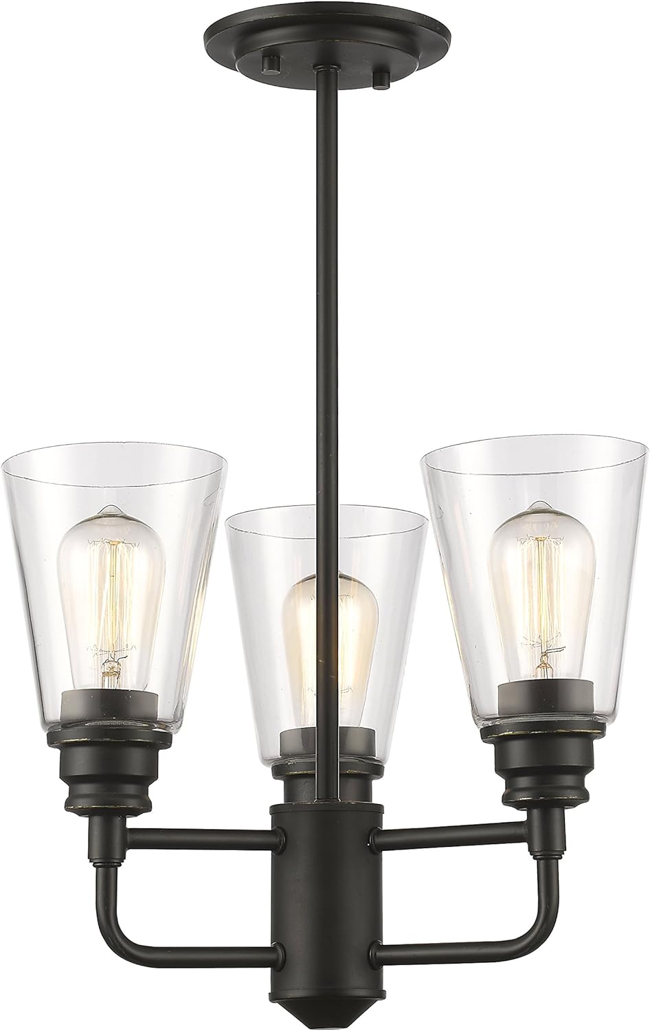 The zLite 3 Light SemiFlush Mount Home Lighting Fixture