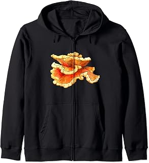 Laetiporus Chicken Crab Sulphur Shelf Woods Polypore Forest Zip Hoodie