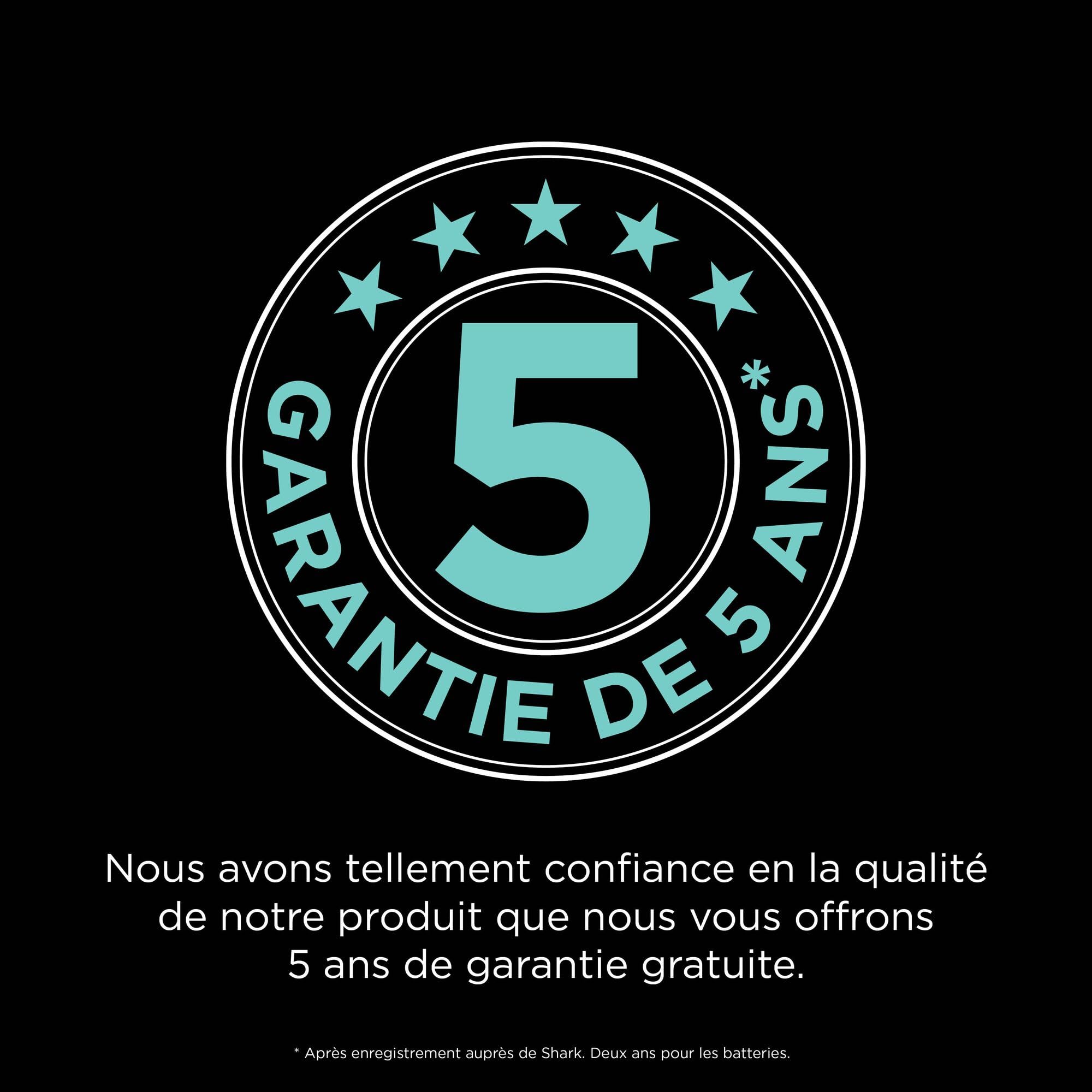 Shark PowerDetect Speed Clean & Empty, Aspirateur sans Fil, Aspiration en arrière, 60 Min d'autonomie, Station de Charge à vidage Automatique et Mini-Brosse motorisée pour Animaux IA3243FRT