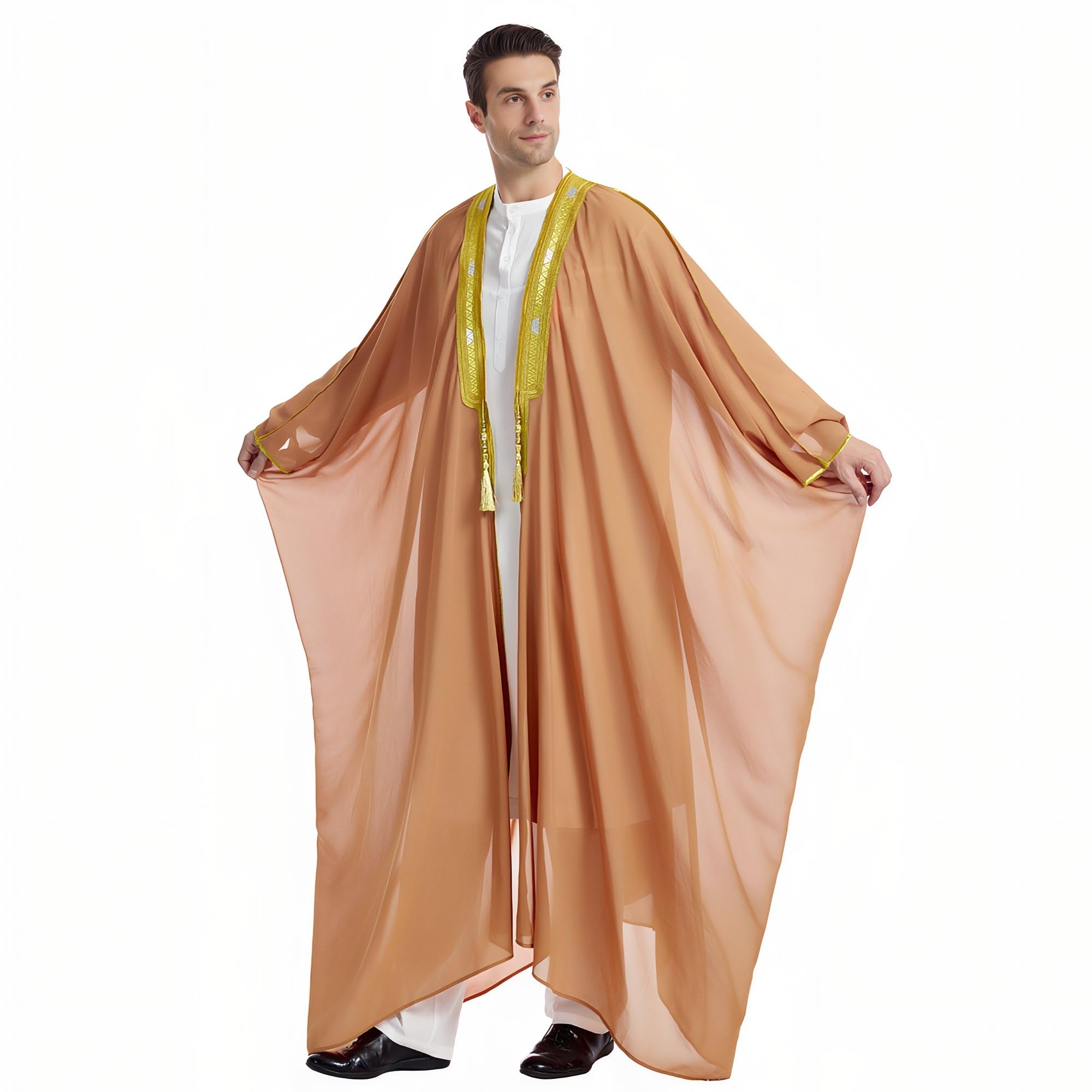 Caftán para Hombre – Túnica Musulmana Abaya Djellaba