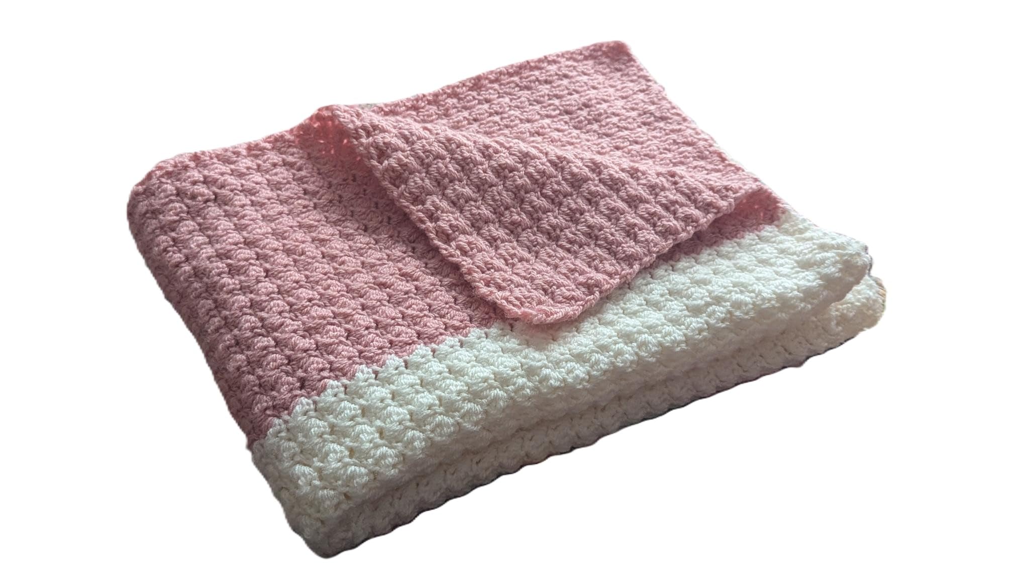 Couverture bébé crochetée main Tendre Berceuse, le cadeau de naissance idéal et utile