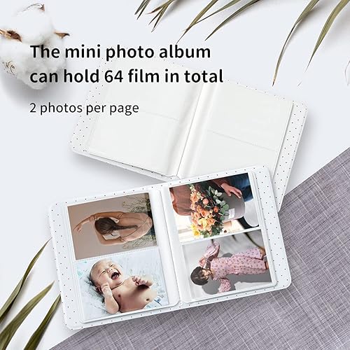 Miniatura 7 de Álbumes de fotos, 2 unidades Goodsnetic de 64 bolsillos para Fujifilm Mini 7s 8 8+ 9 25 26 50s 70 90, libro de fotos para PIC-300PZ2300, rosa y azul