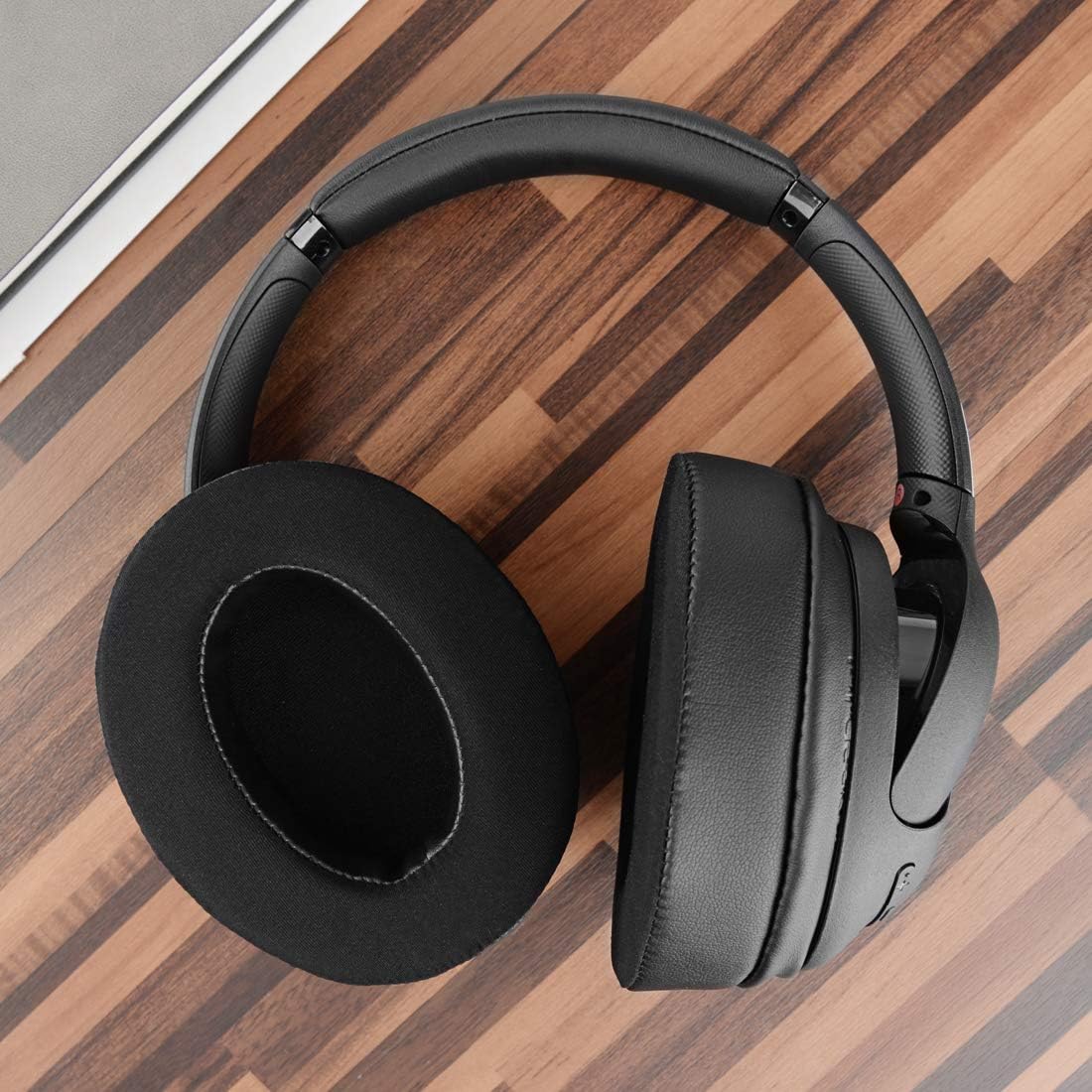 Geekria PRO Extra Thick Cooling Gel Replacement Ear Pads Compatible with Sony WH-CH700N, WH-CH710N, WH-CH720N Headphones, Ear Cushions with Video Guide (Black)