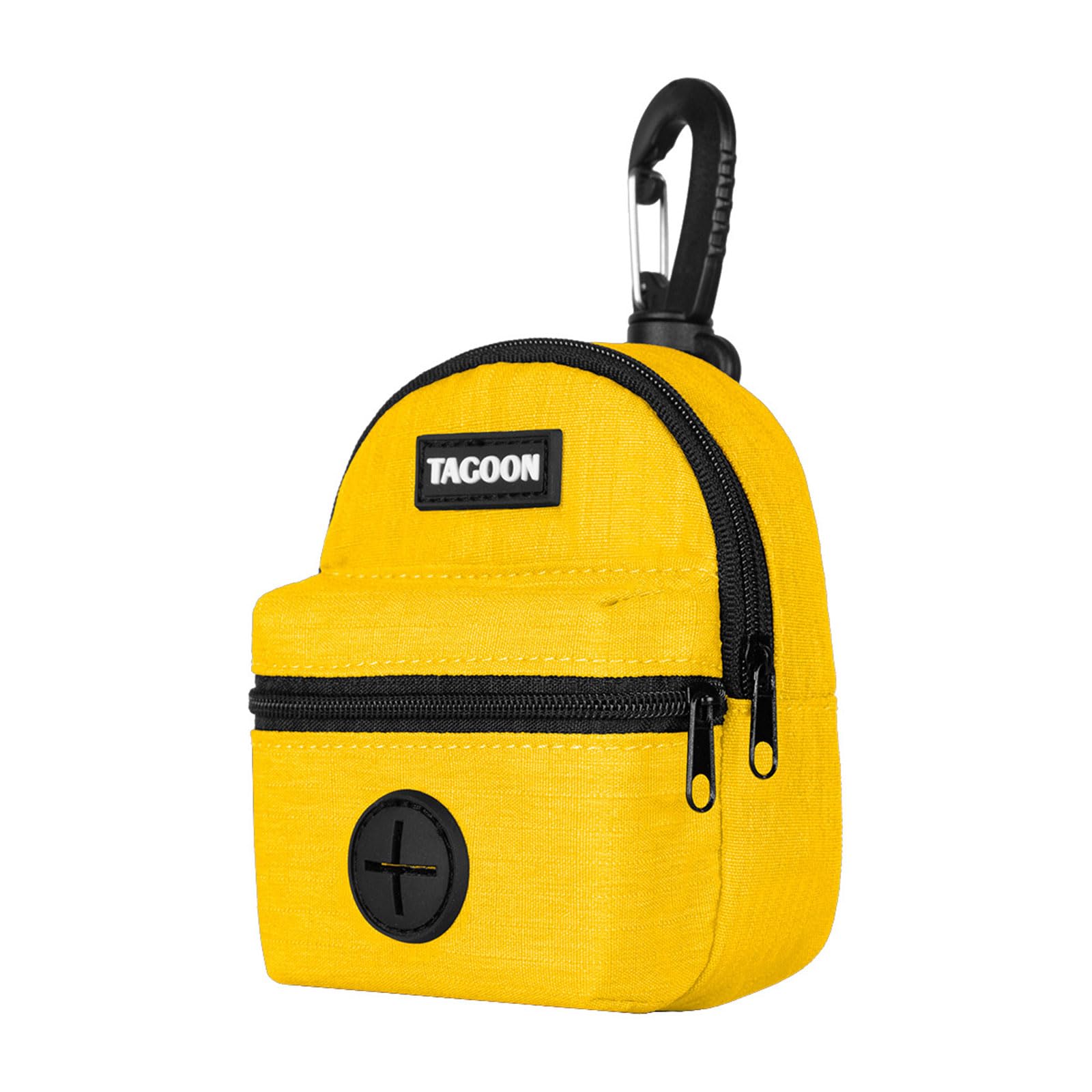 Hrtyvhin Yellow Portable Pick Up Poops Bag Holder Dog Poops Waste Bag Carriers Dispenser For Travel Hiking Pet