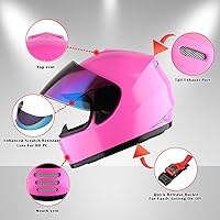 Vista 3 de WOW Casco integral para motocicleta, bicicleta urbana BMX MX para niños: HKYB15