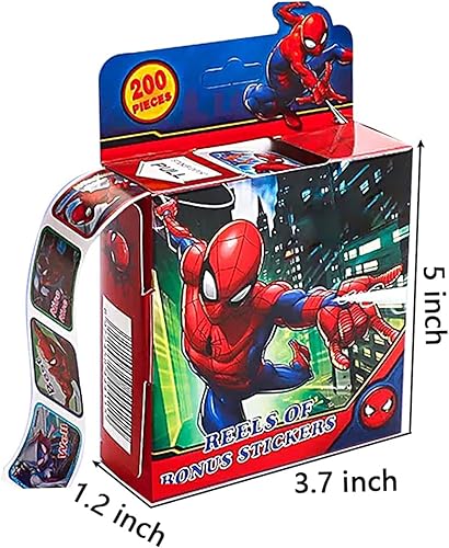 Miniatura 5 de Rollo de calcomanías para niños, etiquetas adhesivas para laptop, botella de agua, teléfono