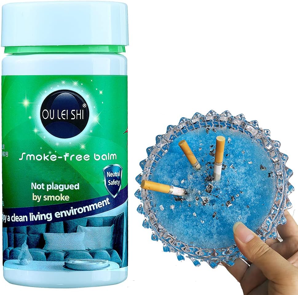 Magic Ashtray Sand, Smokeless Ashtrays for Cigarettes Indoor, Quickly Extinguish Smoke and Adsorb Soot, Prevent Secondhand Smoke, Odor Eliminator, Air Freshener, Outdoor Ash Tray Sand 1Bottle product image