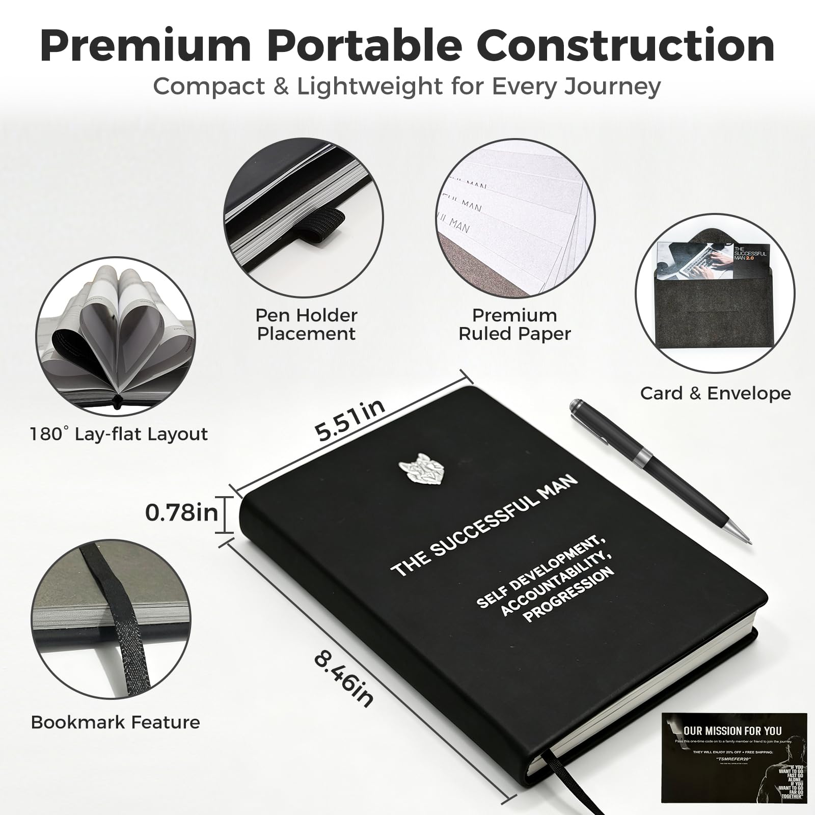 The Successful Man Journal For Men Habit Tracker Journal Growth