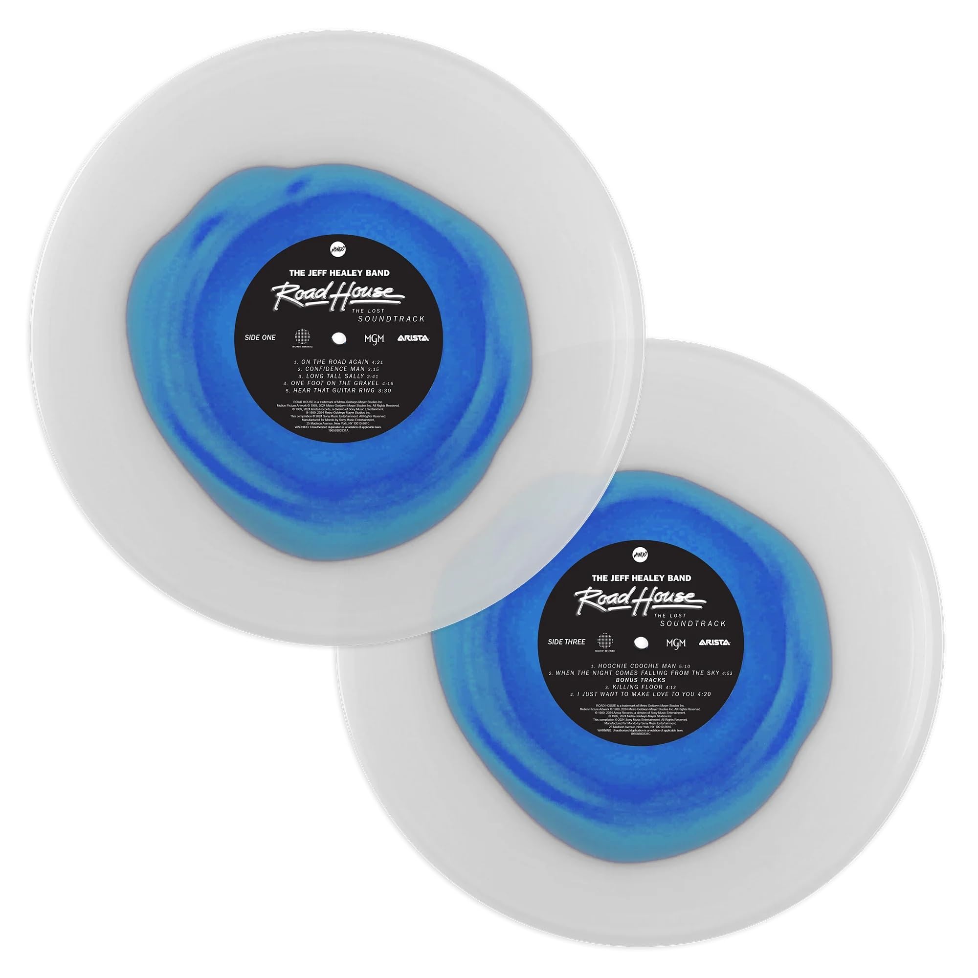 Jeff Healey Band - Road House: The Lost Soundtrack - Exclusive Blue in Clear Wax Variant