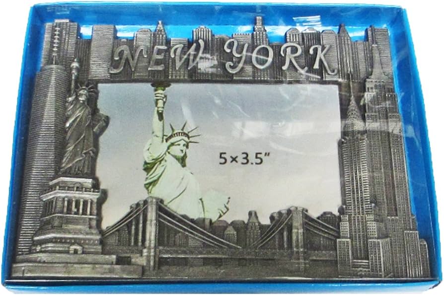 Amazon.co.jp: ニューヨークお土産 メタル写真フレーム 自由の女神