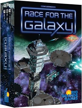 Rio Grande Games Race for the Galaxy Board Game for 2-4 Players, Ages 12+