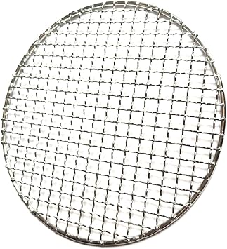Eagles Round Grill Grates, 6.5" Round Grill Grates Stainless Steel Barbecue Mini Round BBQ Grill Net/Mesh/Rack/Grate/Steam Mesh Fire Grate for Charcoal Stove Home Party Outdoor Camping