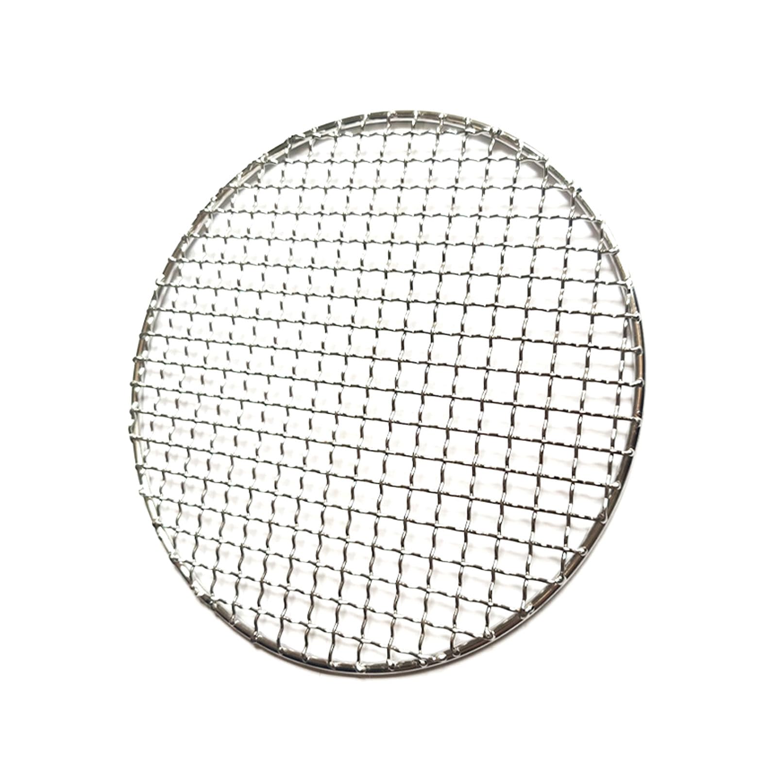 Eagles Grill Net for Stove, 7.9" Round Grill Grates Stainless Steel Barbecue Mini Round BBQ Grill Net/Mesh/Rack/Grate/Steam Mesh Fire Grate Charcoal Stove for Home Party Outdoor Camping