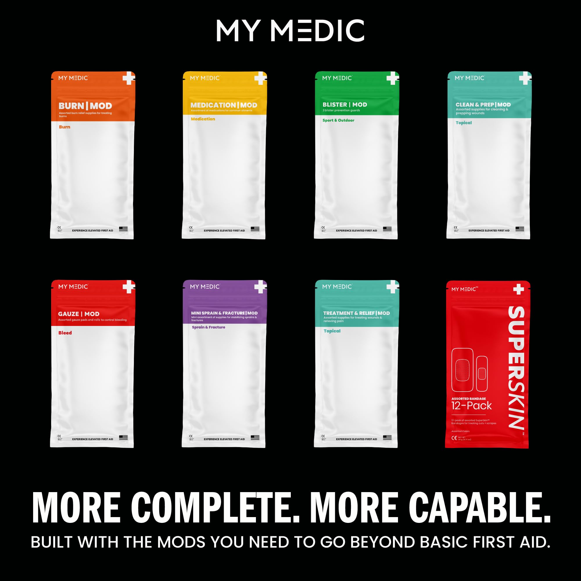 MY MEDIC MyFAK PRO - Kit táctico de trauma IFAK y kit de primeros auxilios con torniquete, artículos HSA FSA, fabricados en Estados Unidos, suministros médicos de combate, paquete de trauma y bolsa