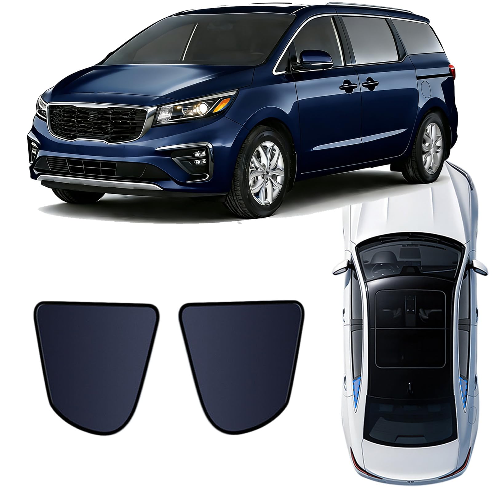 Pare soleil voiture Kia Carnival 2015-2020 rideaux pliables