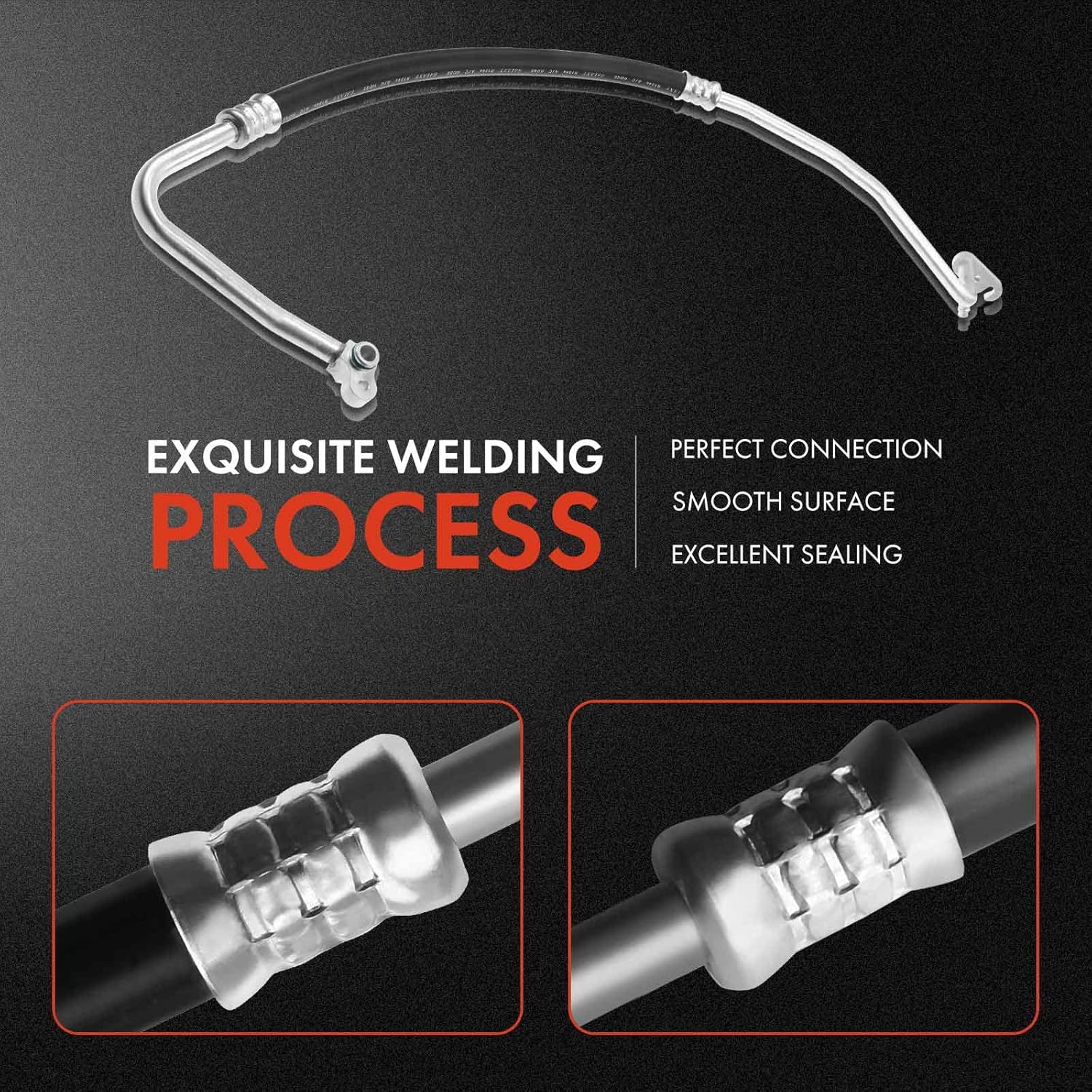 A-Premium A/C Suction Hose Assembly Compatible with Subaru Outback, Legacy, 2015 2016, 3.6L, Compressor to Evap