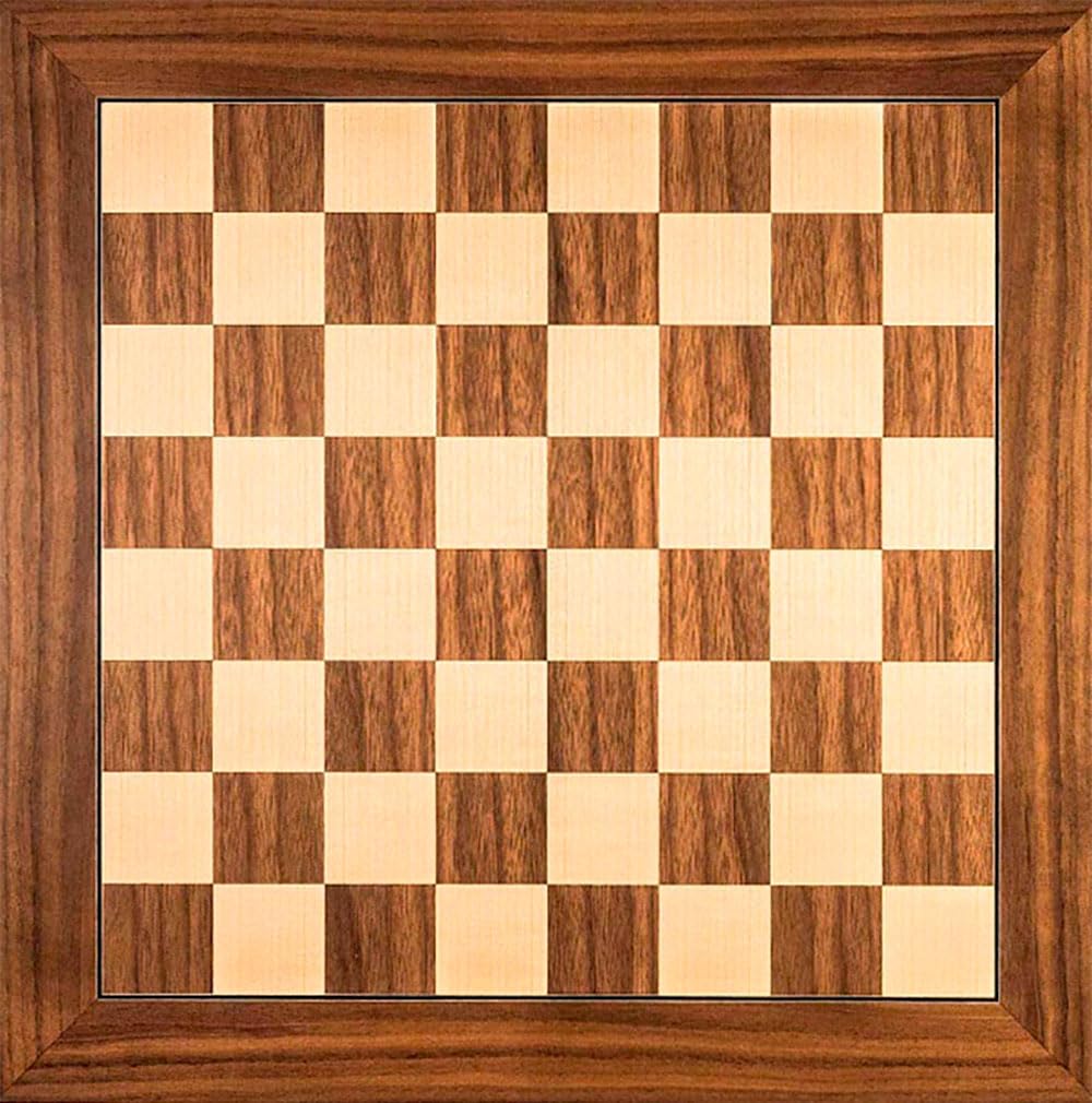 Tablero de ajedrez Rechapados Ferrer Nogal 50 cm. Casillas 50 mm.