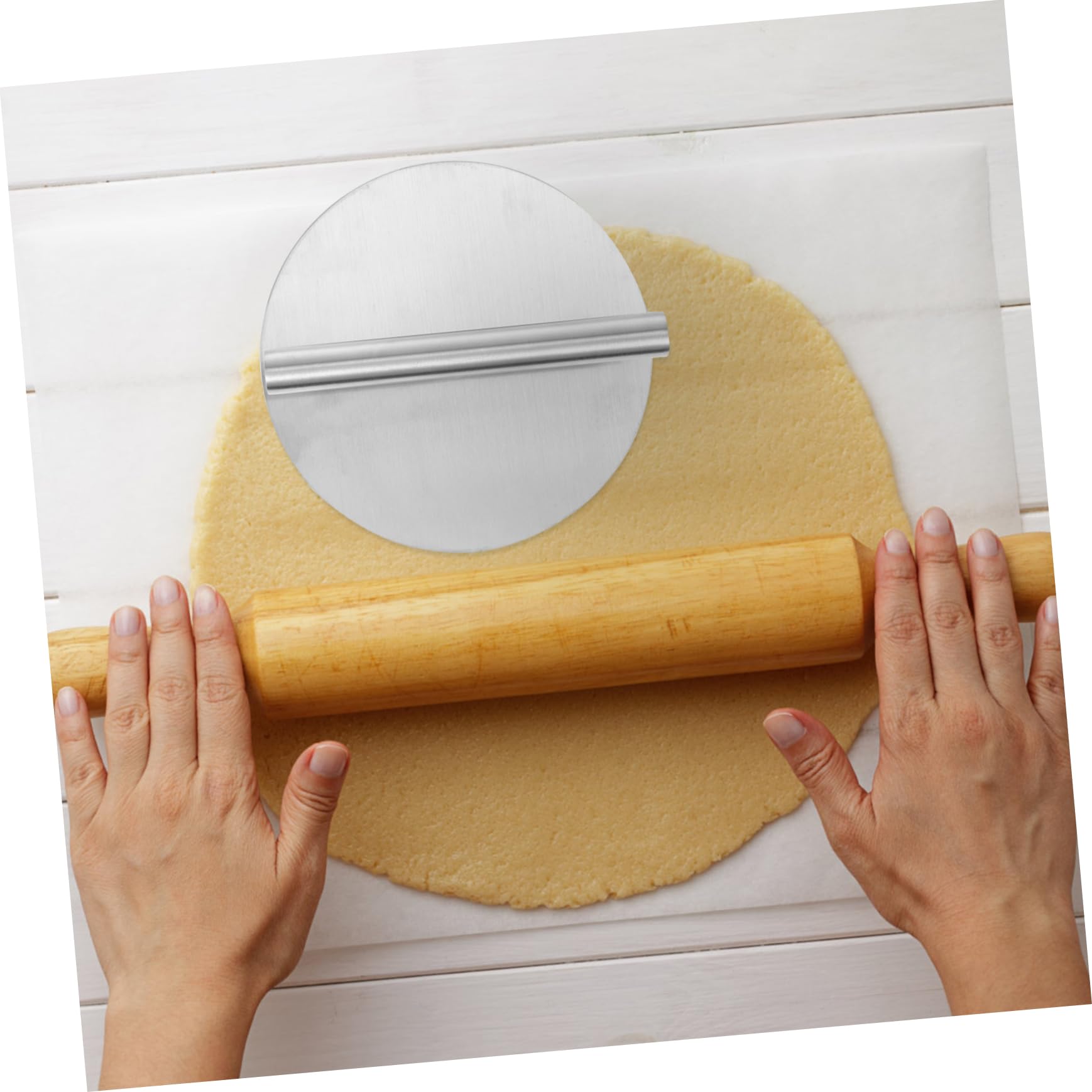 Herramienta para Hacer Empanadas y Pasteles Pasteles de Acero Inoxidable para Prensar Tacto Cómodo Prensa Masa para Uso en Casa