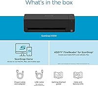 Vista 6 de ScanSnap iX1300 Compacto Escáner Inalámbrico o USB de Doble Cara Color para Documentos, Fotos y Recibos con Alimentador Automático de Documentos