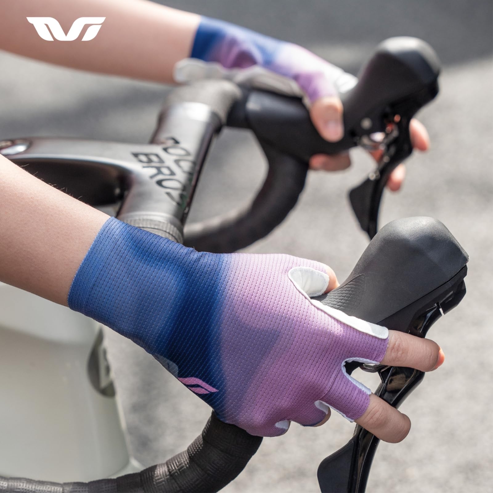 Gants De Cyclisme pour Femmes, À Demi-Doigt D'été, Courts Respirants-Yellow-l