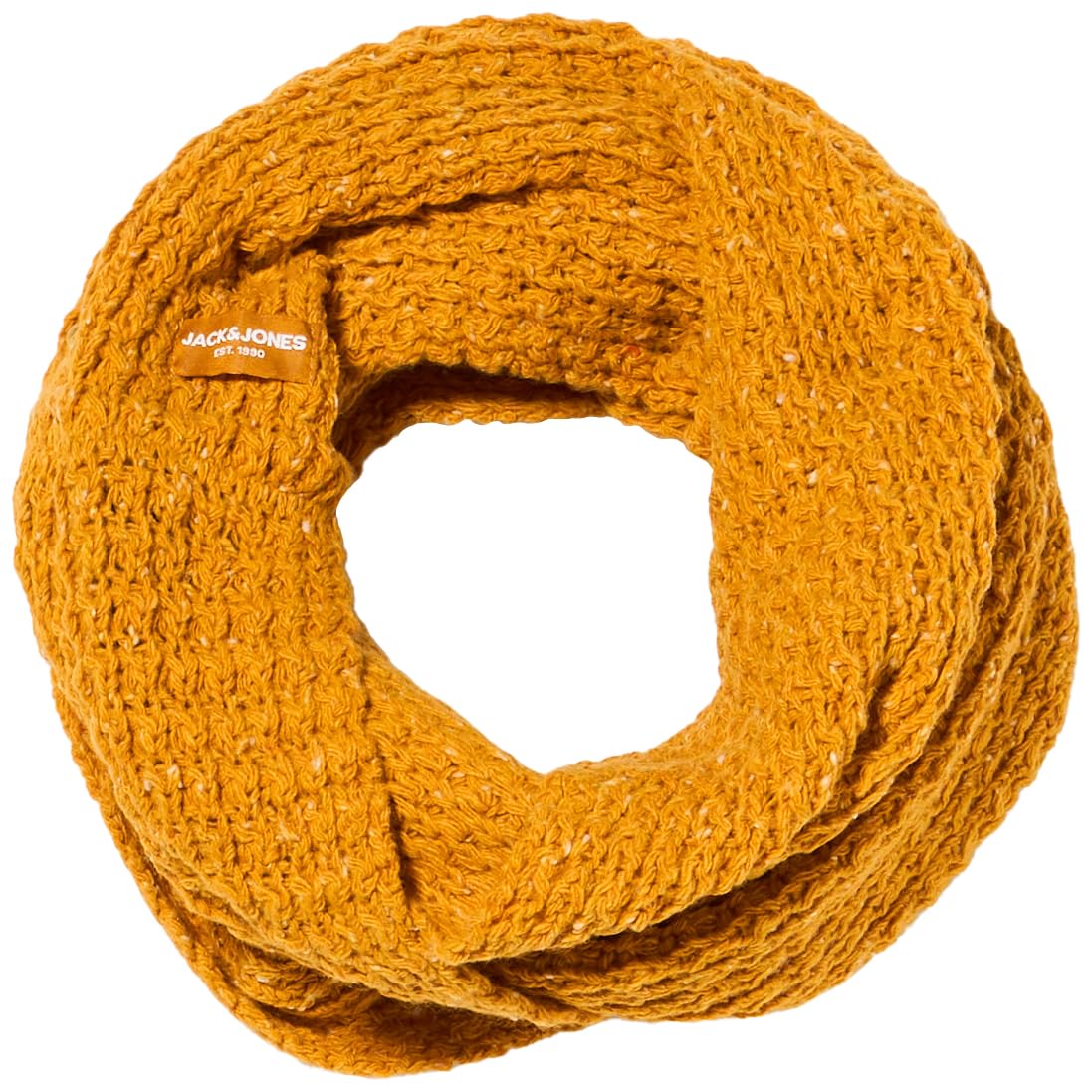 JACK & JONES Men's Jaccliff Nap Tube Scarf, Honey Gold, One Size