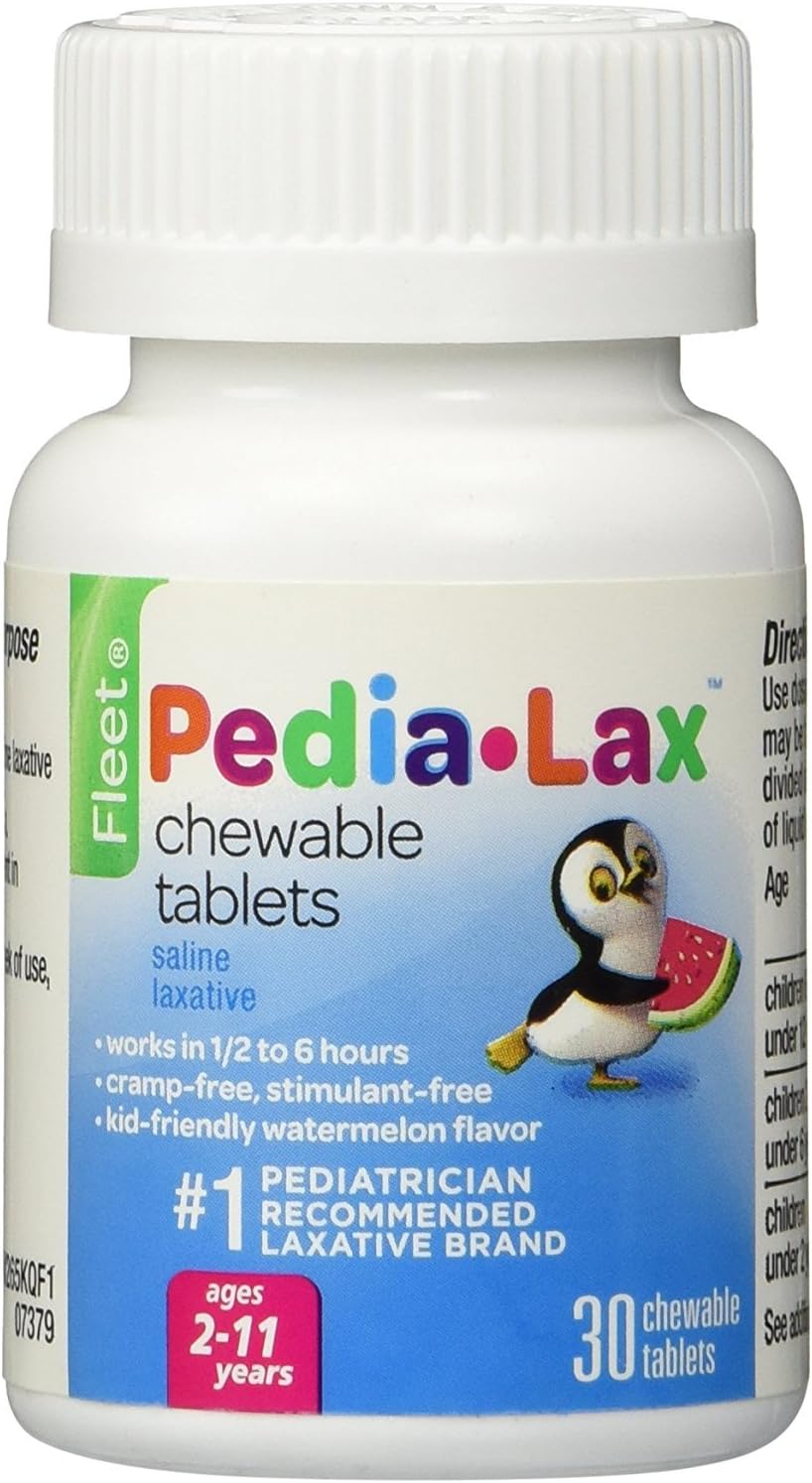 Pedia-Lax Chewable Tablets - 30 ct