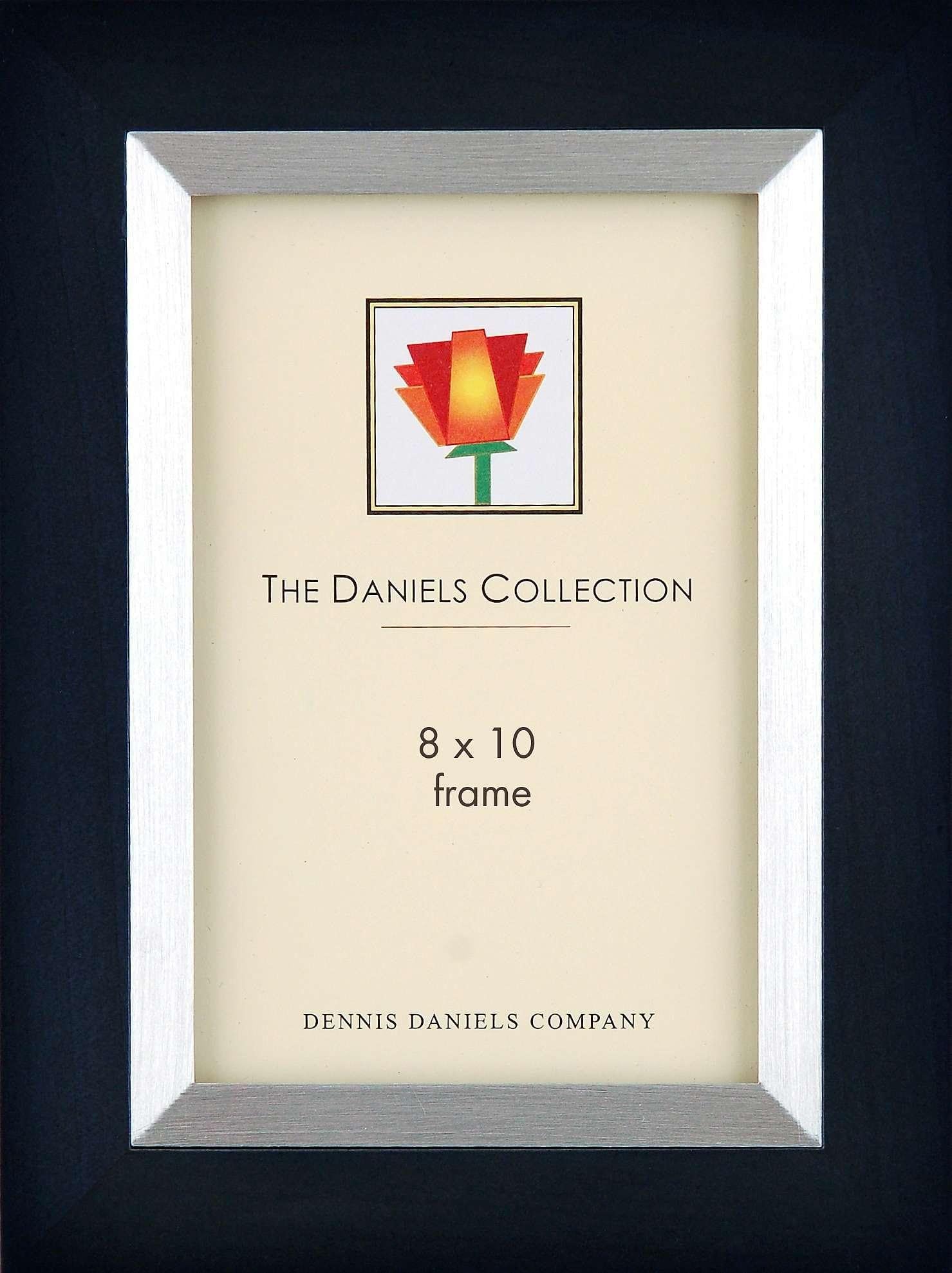 Lovely indigo-blue oak with aluminum inlay by Dennis DanielsÂ - 8x10