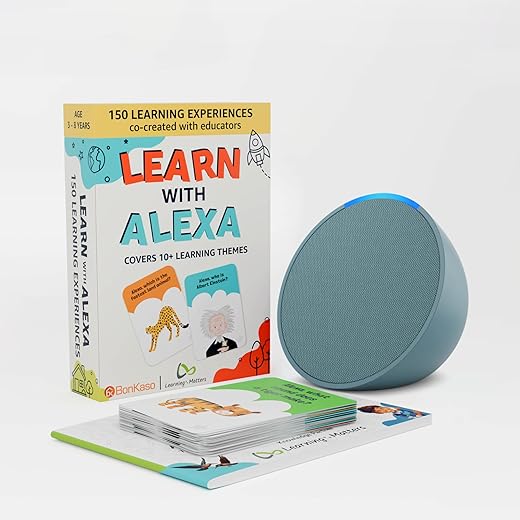 Amazon Echo Pop Green Smart Bluetooth Speaker Combo for yo