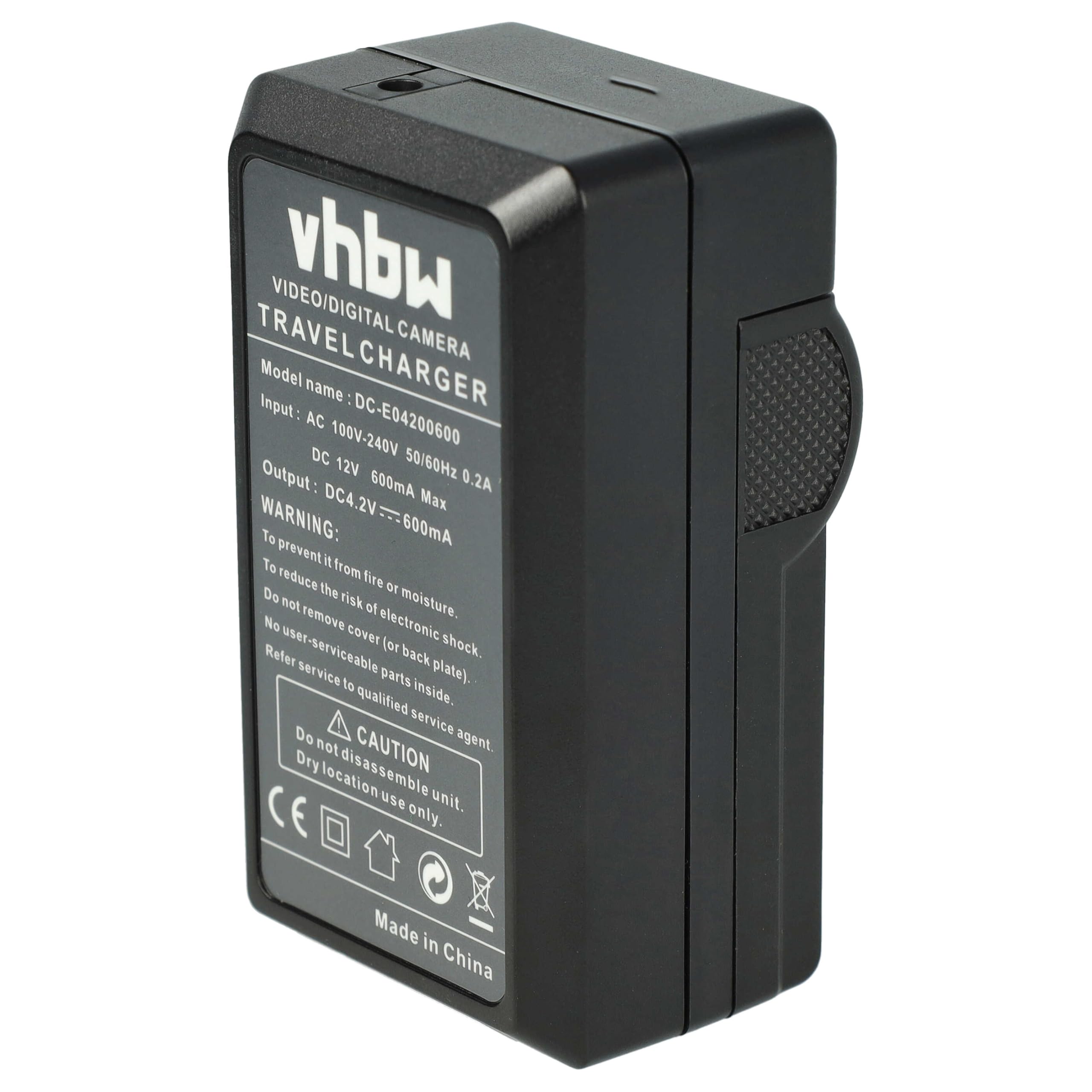 vhbw Chargeur USB Double Compatible avec GoPro 601-00724-00A, ABPAK-001, 1ICP7/26/33-2 caméra caméscope Action-cam témoin de Charge 4,2 V