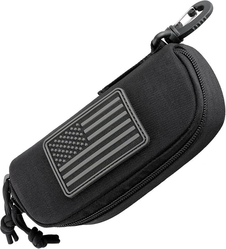 Tactical Molle Glasses Pouch, Shockproof Eyeglass Case for Glasses