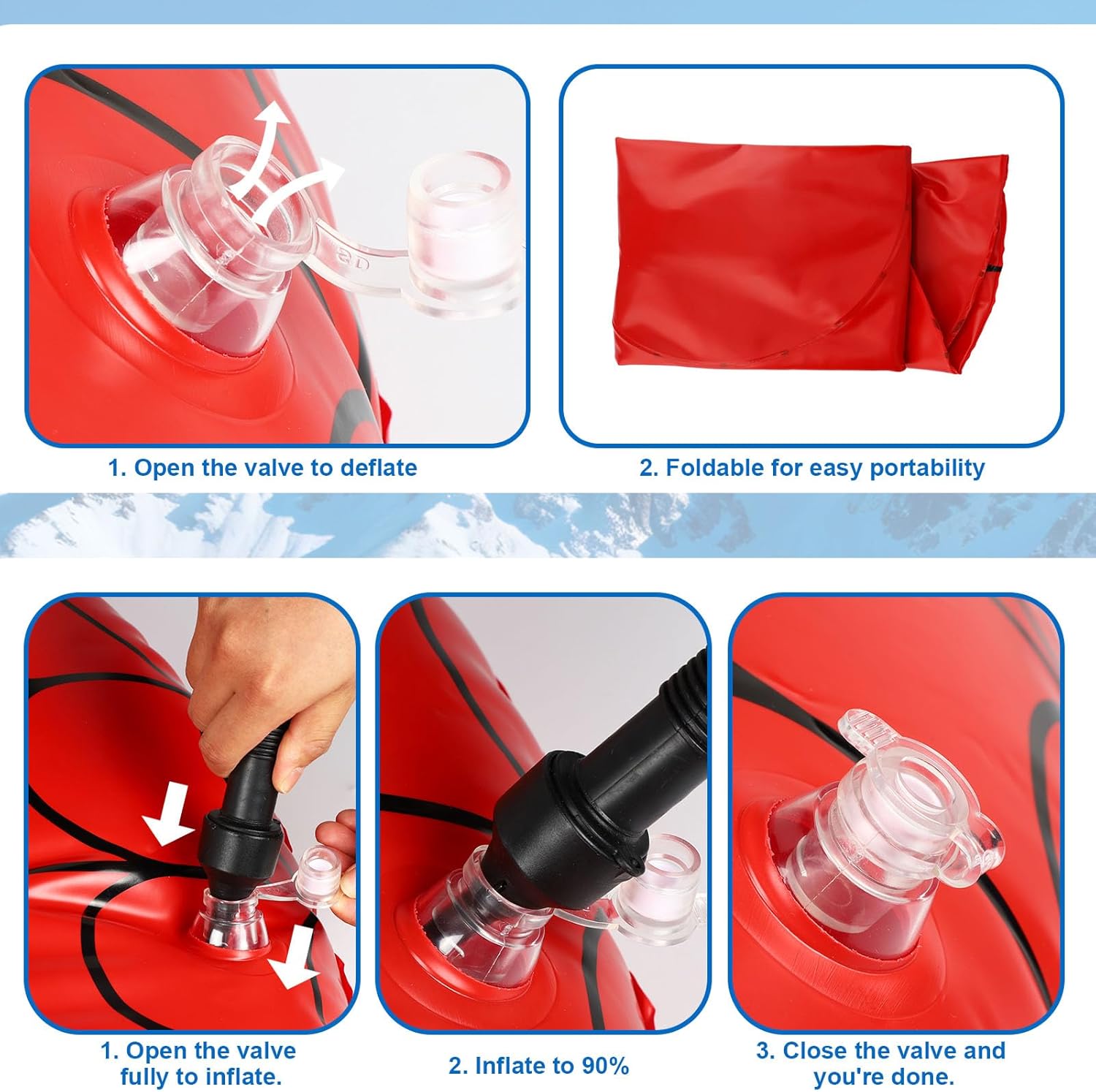 Spider Web Snow Tube, 101cm/40in Cold-Resistant PVC Inflatable Heavy Duty Snow Tube Cartoon Themed Outdoor Snow-Sled Toy for Kids Children & Adults Sports Sledding