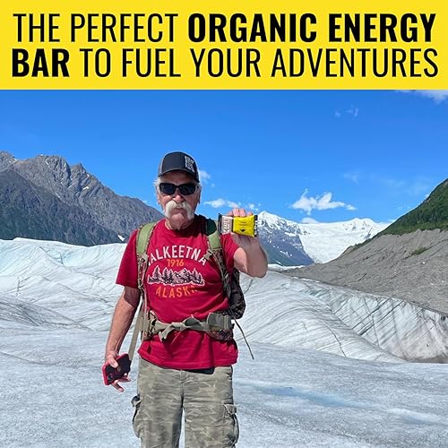 Miniatura 5 de Kate's Real Food Barras de granola orgánicas paquete de 12 unidades, energía limpia, ingredientes orgánicos, sin gluten, sin OMG, aperitivo