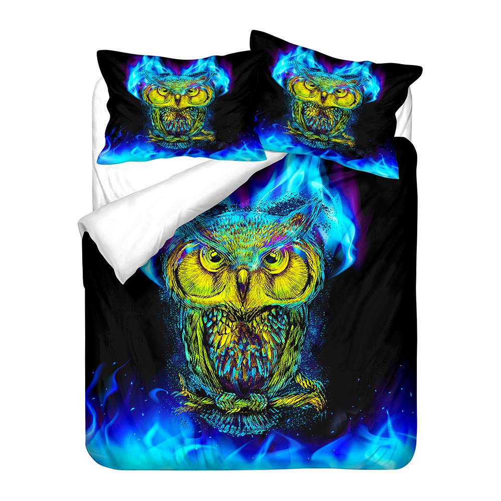 Housse de couette 2 personnes 220x240cm avec drap de lit microfibre Chickw1