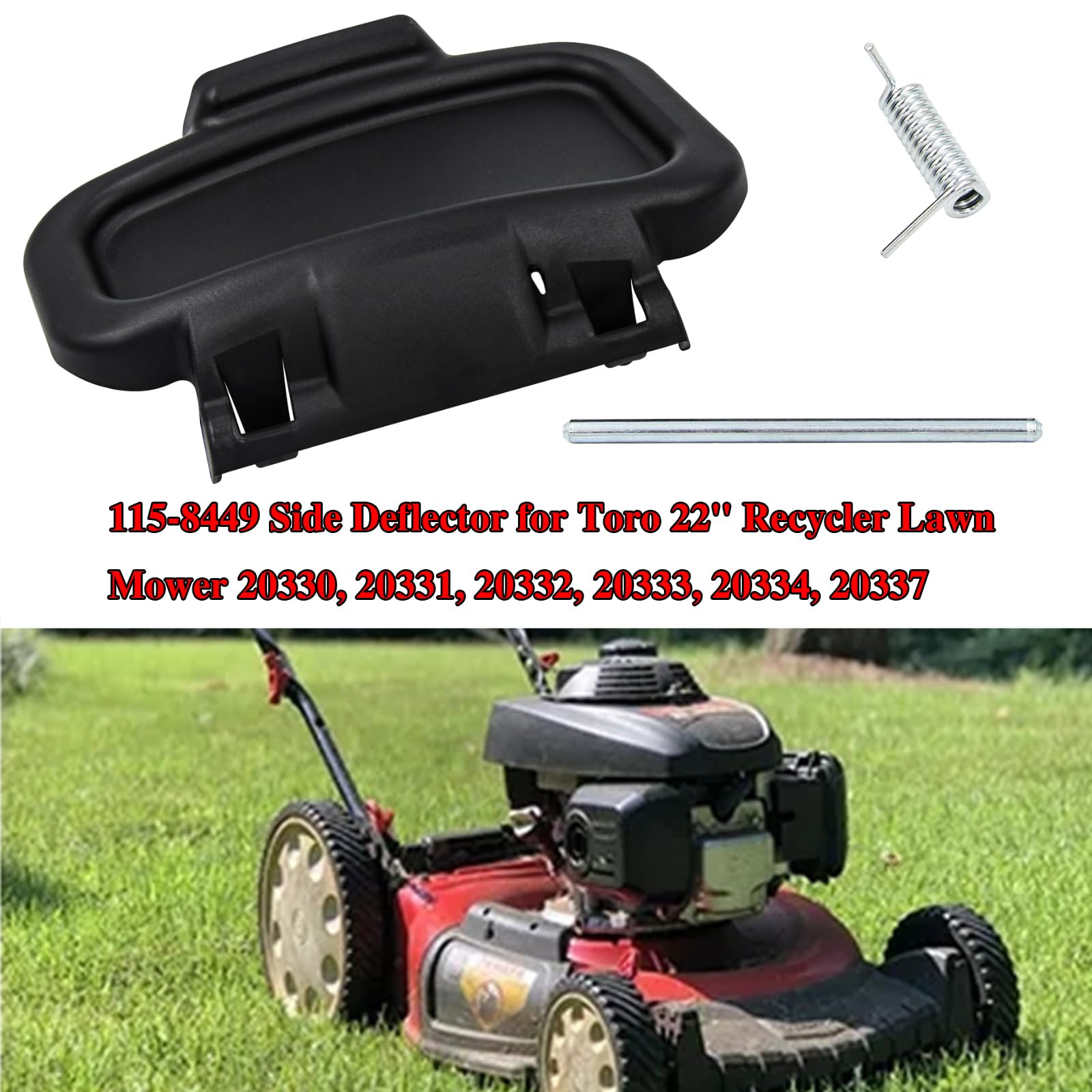 Amazon.com : Wanotine 115-8449 Side Deflector for Toro 22