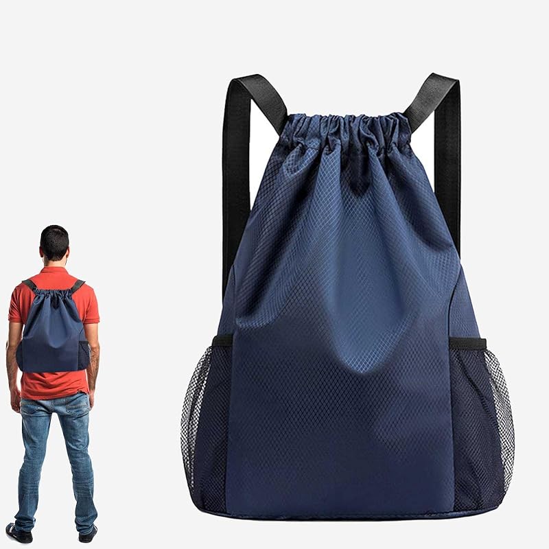 Mochila com cordão para academia - Mochila de viagem de grande capacidade para mulheres,Bolsa de esportes de praia de natação para academia para mulheres e homens para guardar itens Fashionteyy em oferta na Shopee Mochila com cordão para academia - Mochila de viagem de grande capacidade para mulheres,Bolsa de esportes de praia de natação para academia para mulheres e homens para guardar itens Fashionteyy em oferta na Shopee
