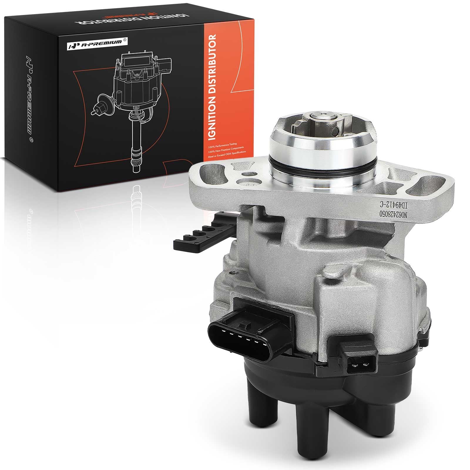 Photo 1 of A-Premium Ignition Distributor with Cap and Rotor Compatible with Mitsubishi Mirage 1995 1.5L, Mirage 1996 1.5L 1.8L & Eagle Summit 1995-1996 1.5L