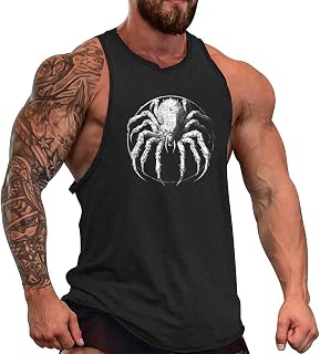 Mens Cotton Tank Tops Breathable Summer Quick Dry Cool Fitness Muscle Basic Sleeveless Shirt