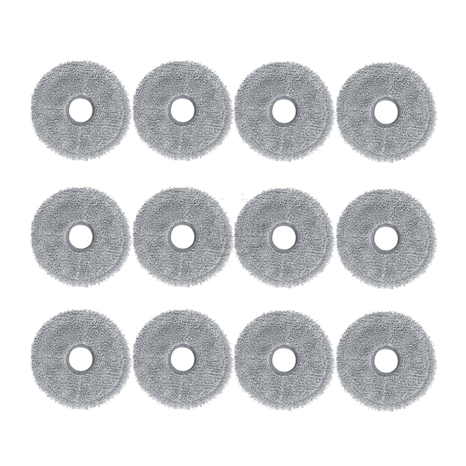 VIXWDRUTY Compatible For Dreame，L10s Ultra / L10s Pro / L10 Ultra Rotary Mop Pads Holder Wipes Rags Vacuum Cleaner Accessories Spare Parts(12pcs B)