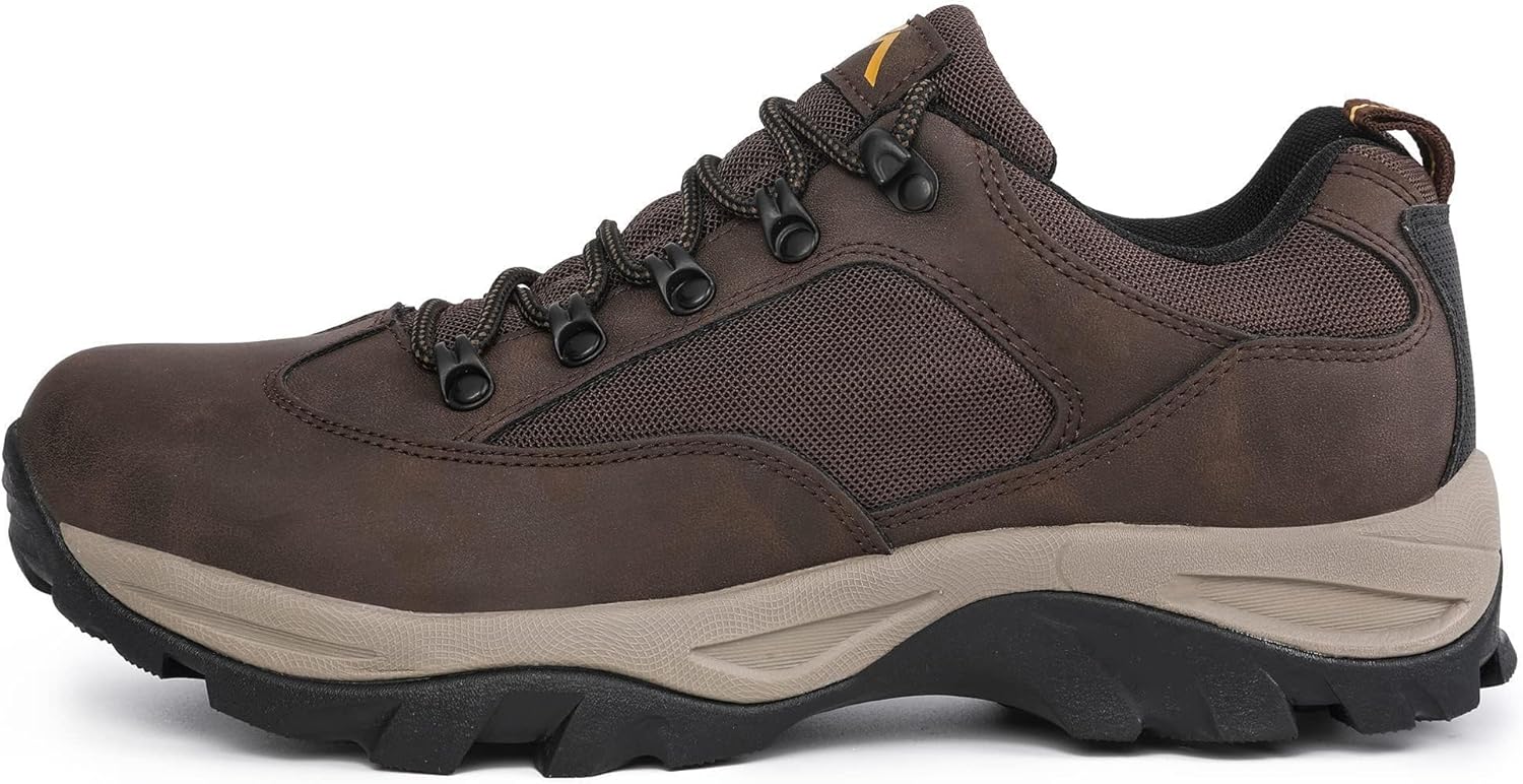 CC-Los Sneaker Herren Bequem Leichte Wanderschuhe Atmungsaktive Trekkingschuhe Braun 40 - Image 2