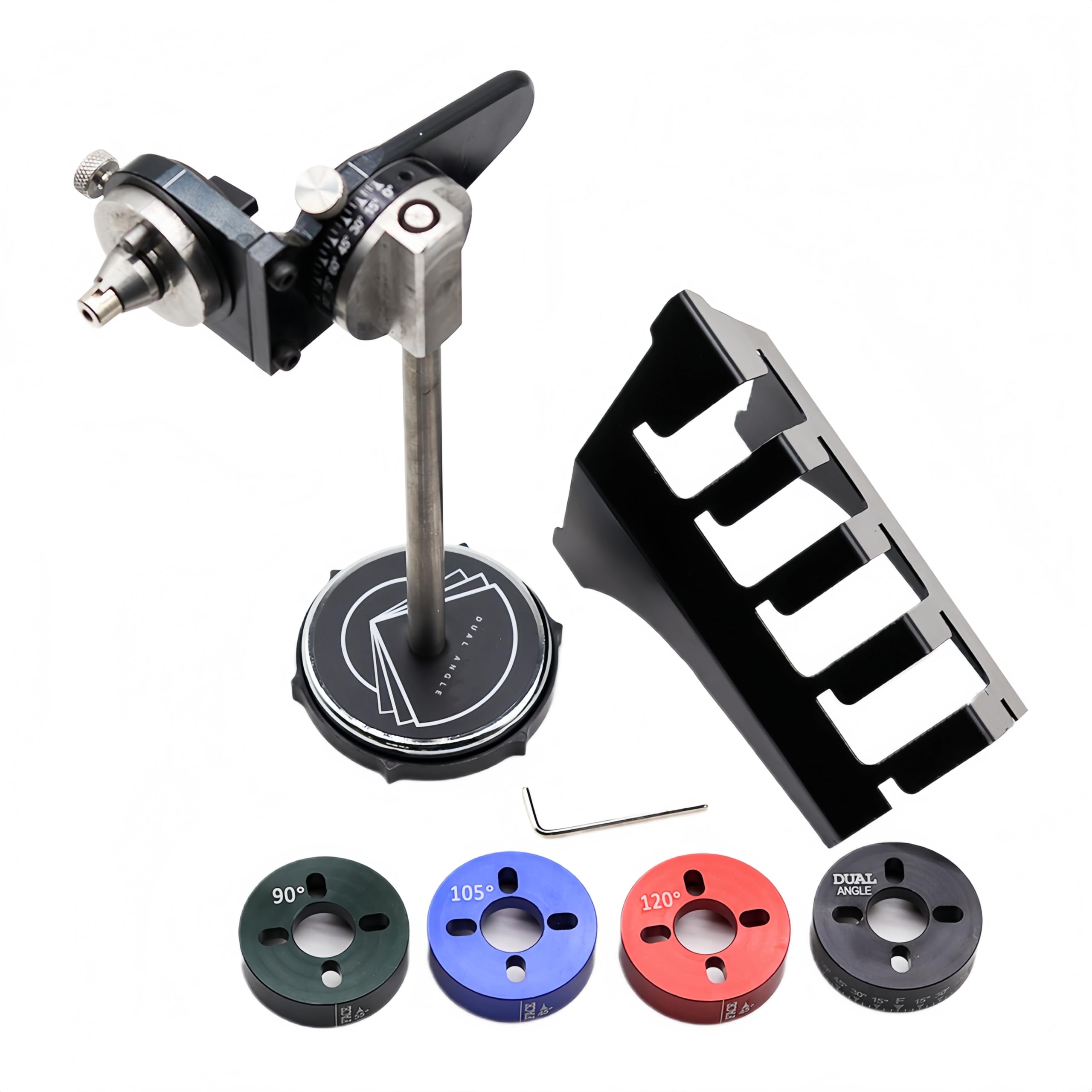 IUokLU Sharpener Angler for Engraving Machine Graver Adjustable Angle High-Precision Knife Sharpening Angle Device for Jewelry Engraving & Knife Sharpening (6.9mm)