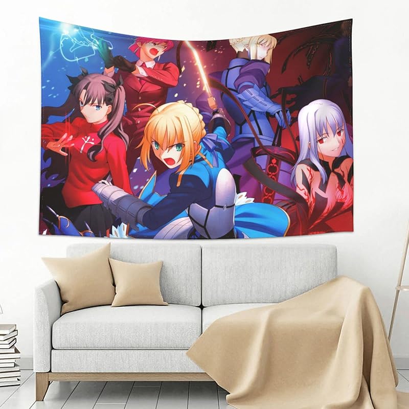Fate Stay Night タペストリーファッションセクシーなキャラクター写真壁掛け布ポスター壁の装飾インテリア装飾リビングルーム寝室の入り口多機能特大生地ペンダント信州壁102x152cm F Mh7skpgjlg Godawaripowerispat Com