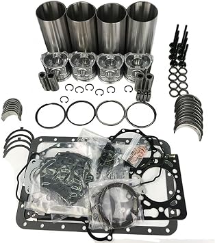 Overhaul Rebuild Kit Compatible with Caterpillar CAT 3054 3054C 3054T Engine 4 cylinder