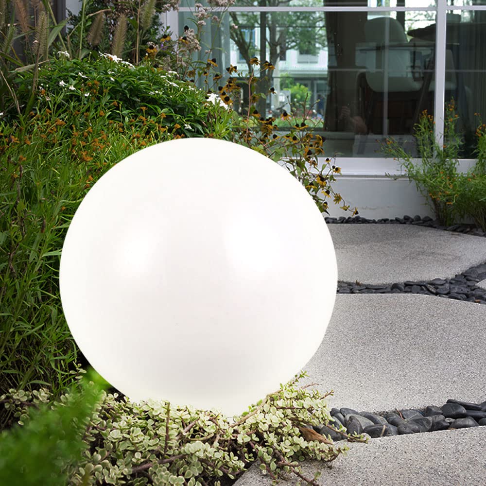 Solarleuchte Kugel Garten LED Gartendeko Solarkugel für Außen 20 cm Kugelleuchte Solar, Leuchtdauer ca. 6-8 Stunden, H 62 cm, 7er Set