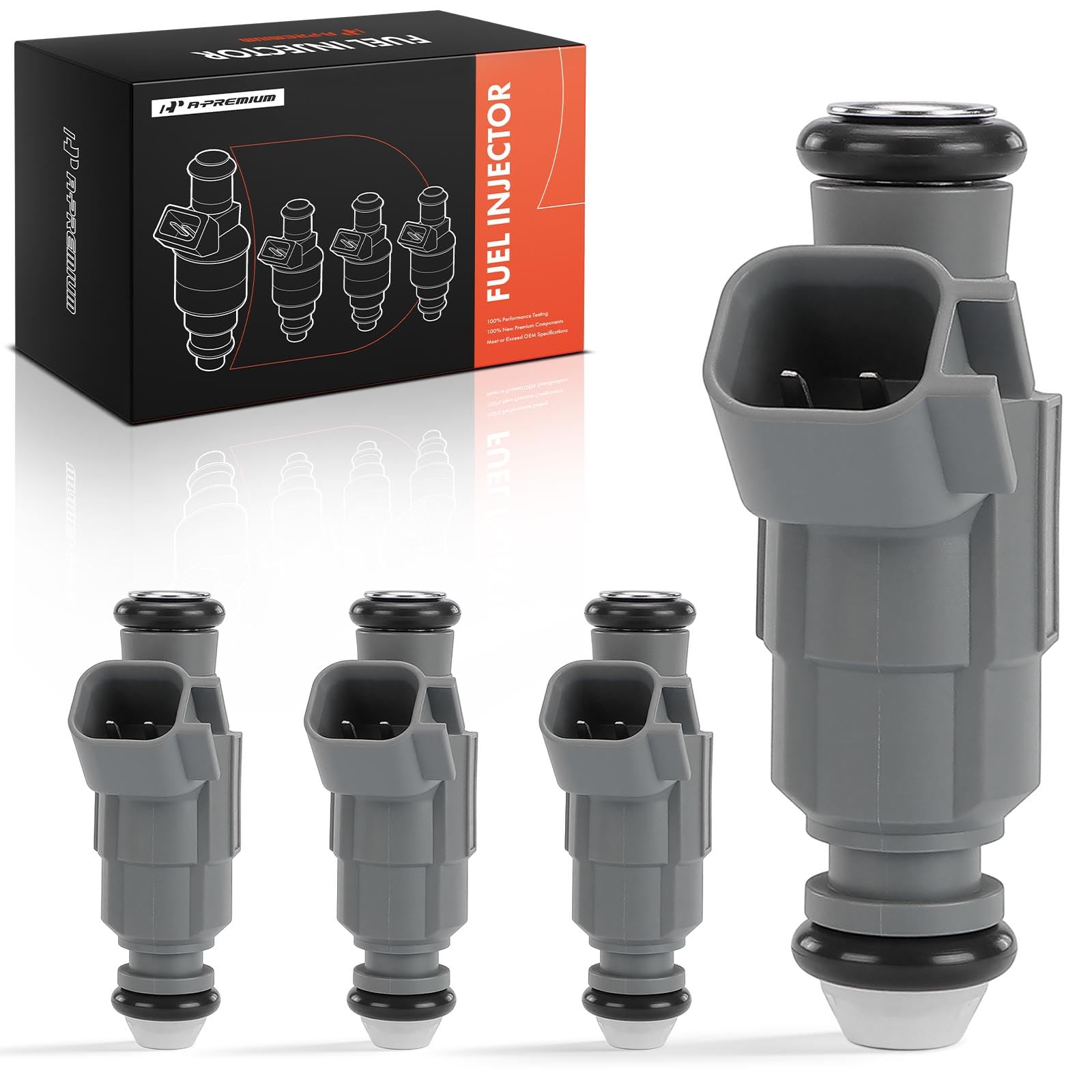 Amazon.com: A-Premium Set of 4 Fuel Injectors Compatible with Ford