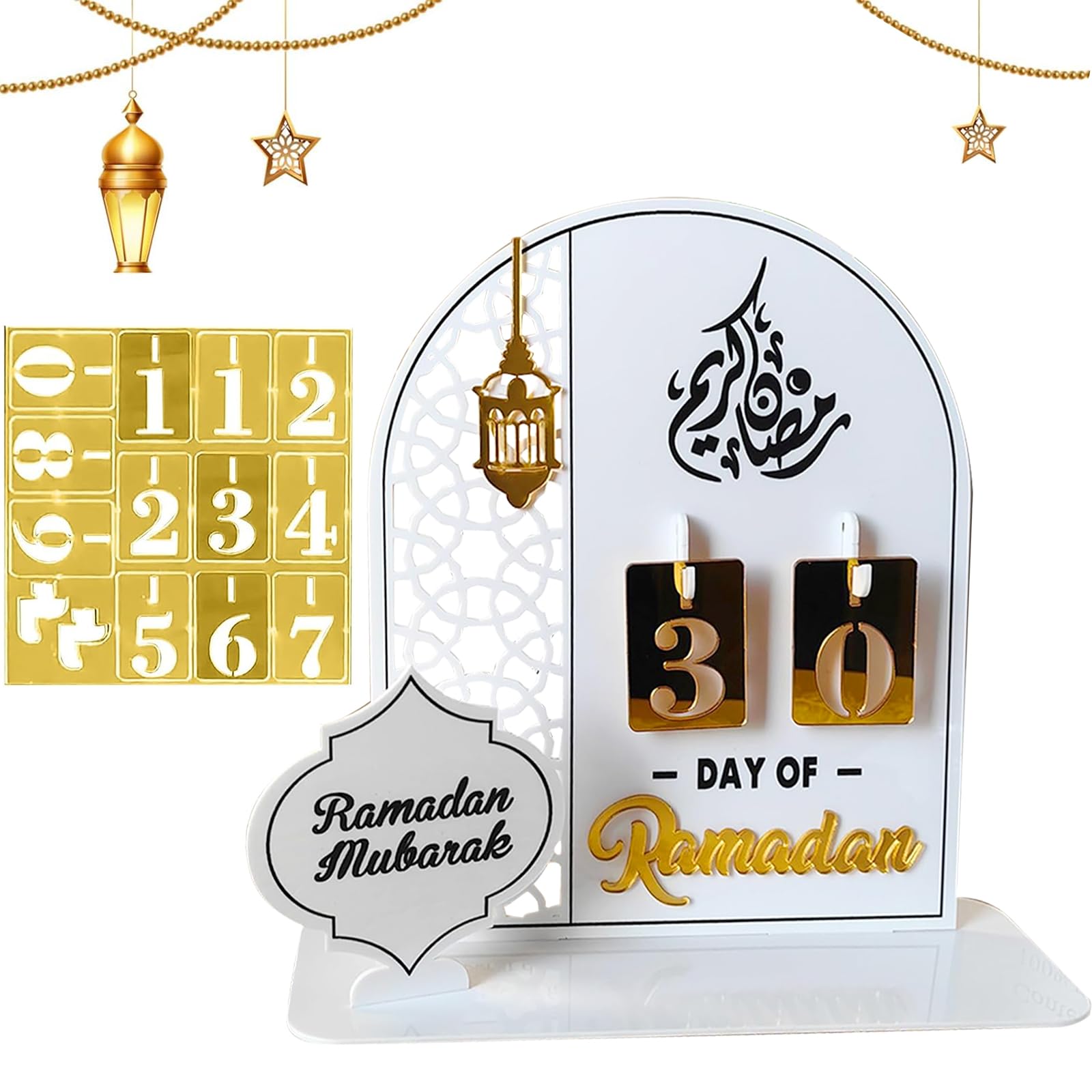 Amebleak Ramadan Calendar Eid Mubarak Decoration Eid Mubarak Advent Calendar Ramadan Calendar Children Countdown Calendar Ornament Prayer Ramadan Mubarak Decoration Living Room Ramadan Gifts for