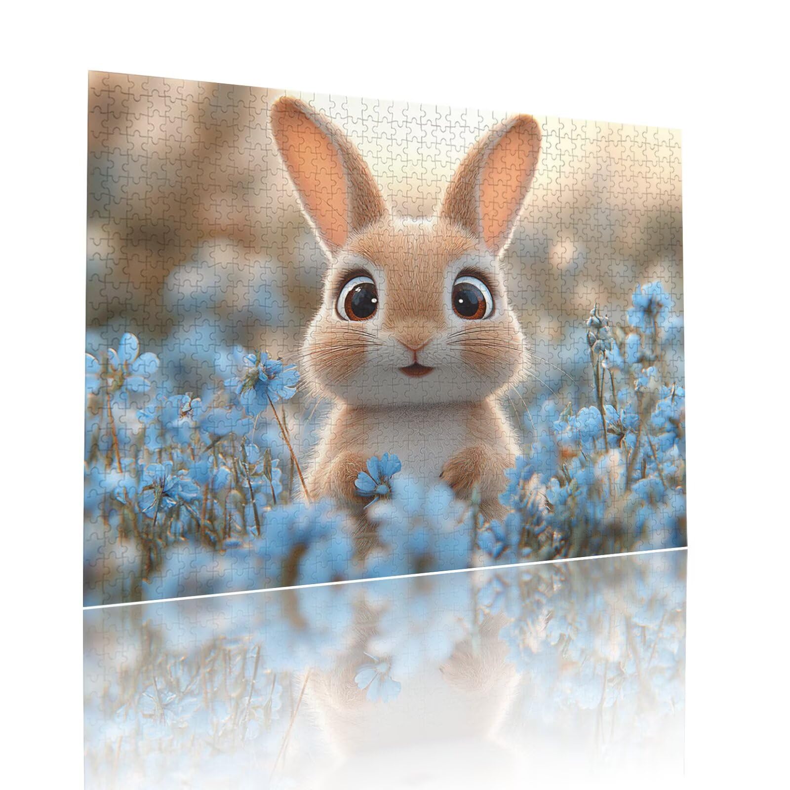 Puzzle Erwachsene 2000 Teile Kaninchen Blume Educa Jigsaw für Kinder ab 8 Jahren Mädchen Jungen, Erwachsene Impossible Klassische Puzzles Schwer, Anspruchsvoll Spielspaß, Als Geschenke 70x99cm t-954