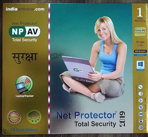 Net Protector Total Security 2019 Gold Edition 1 PC, 1 Year