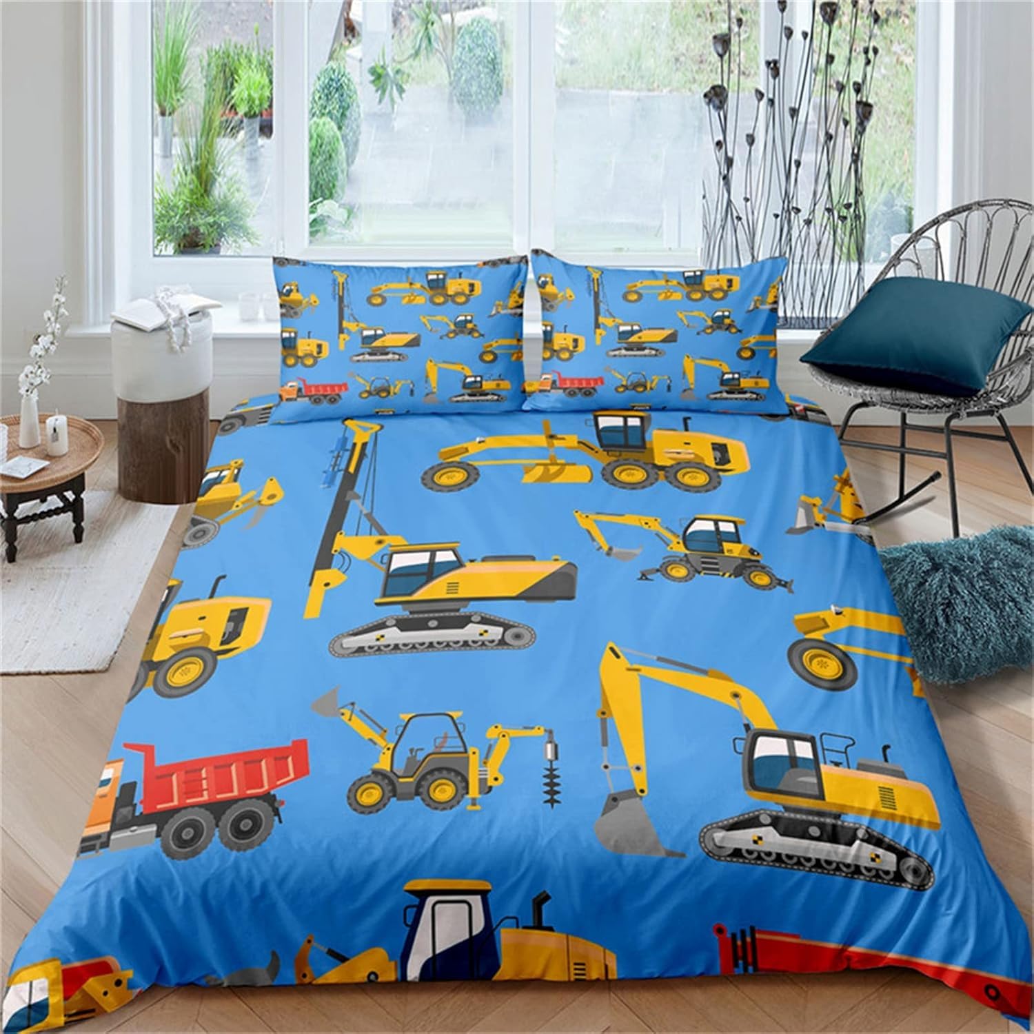 Ropa De Cama Infantil 260X230 Cm Dibujos Animados De Coches 3D Imprimiendo Funda Nórdica Y 2 Fundas De Almohada De Anti-Humedad, Anti-Ácaro, Suave Y Cómodo Antialérgico Cuidado Fácil-52005911665
